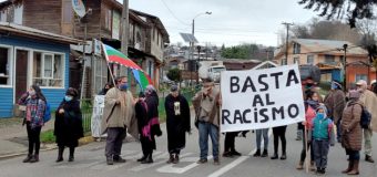 Mapuche se manifestaron en Panguipulli en apoyo a presos en huelga de hambre
