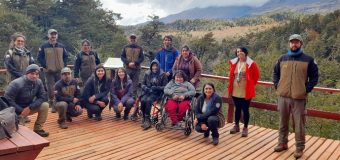 CONAF Los Ríos realiza primera experiencia con monociclo en senderos de la Reserva Nacional Mocho Choshuenco