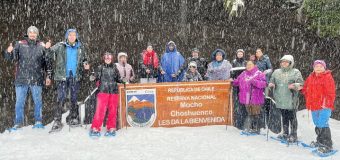 Festejan bienvenida a temporada invernal en Reserva Nacional Mocho Choshuenco