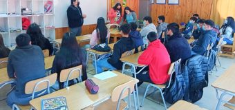 SENCE capacitó a estudiantes del Liceo People Help People en Pullinque