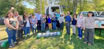 Usuarios de la Oficina Campesina recibieron materiales de construcción y estanques de almacenamiento de agua para uso agrícola